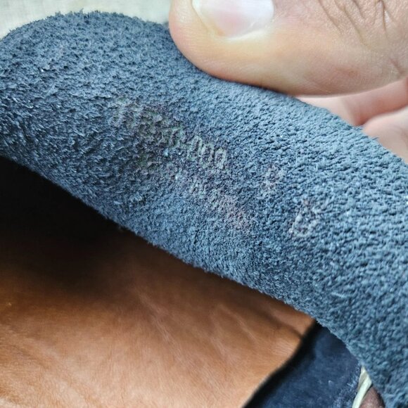 Florshiem Men Shoes Black/Brown Leather Upper Slip On Dress Shoes Size 8 - Picture 11 of 11